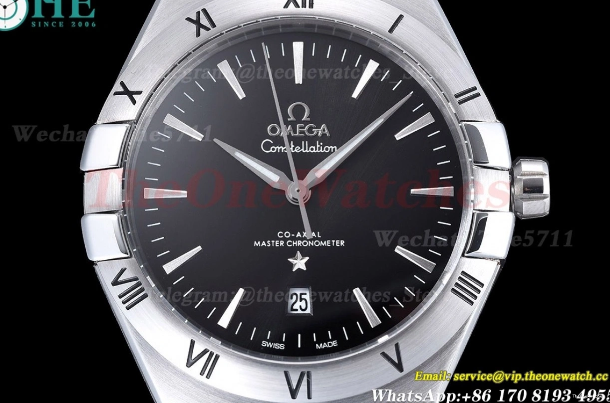 GDF Black Constellation 41mm Dial LE SS MY8215 0113